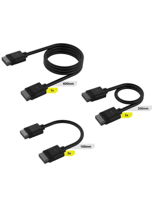 Corsair iCUE LINK Cable Kit with Straight connectors Black