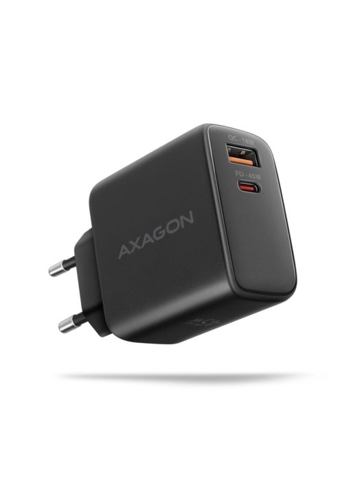 AXAGON ACU-PQ45 PD3.0 & QC4+ 2xOutputs Wall Charger 45W Black