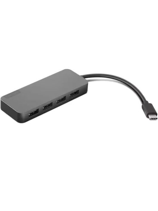 Lenovo USB-C to 4 Port USB-A Hub Iron Gray