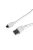 Gembird CCP-mUSB2-AMBM-W-10 Micro-USB cable 3m White