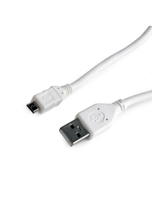 Gembird CCP-mUSB2-AMBM-W-10 Micro-USB cable 3m White