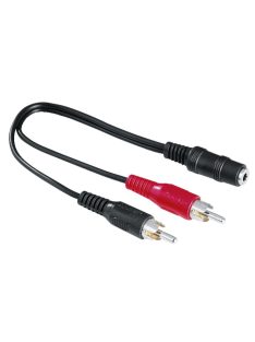 Hama Adapter Sztereo 3,5mm Jack Alj - 2RCA Dugó