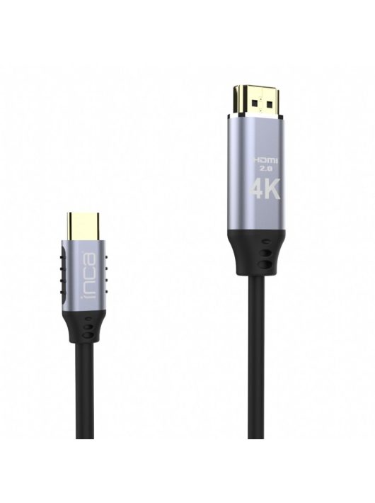 INCA ITCH-20 USB-C to HDMI 4K30Hz cable 2m Black