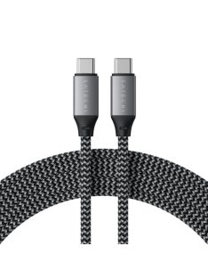 Satechi USB-C to USB-C 100W Braided Charging 2m Cable Grey