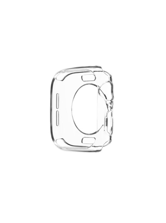 FIXED TPU gél tok az Apple Watch Series 9 45mm-es okosórához, átlátszó