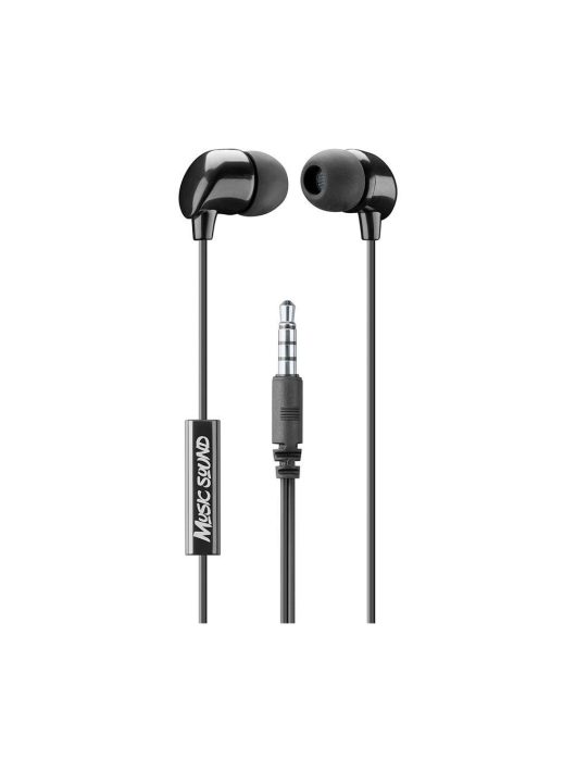 MUSICSOUND Wired Earphones Black