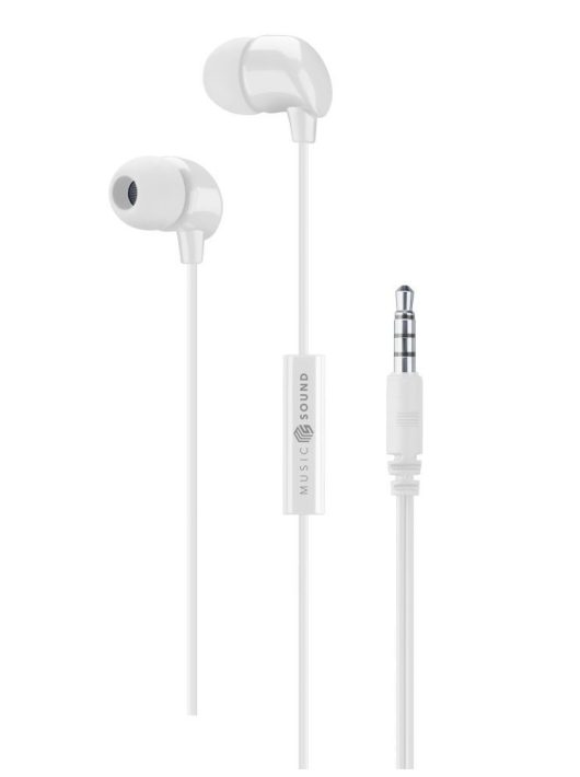 MUSICSOUND Wired Earphones White