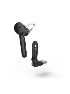   Hama Myvoice1300 Bluetooth Mono Headset with USB Charger Black