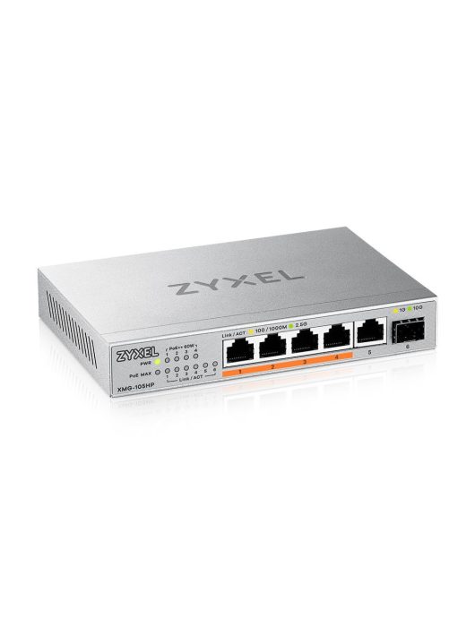 ZyXEL XMG-105 5 Port 10/2,5G MultiGig PoE++ unmanaged Switch