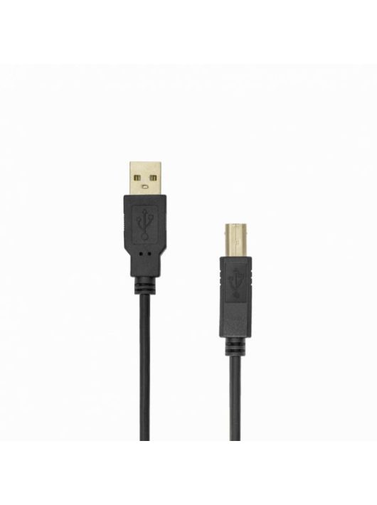 SBOX USB A Male - USB B Male cable 3m Black