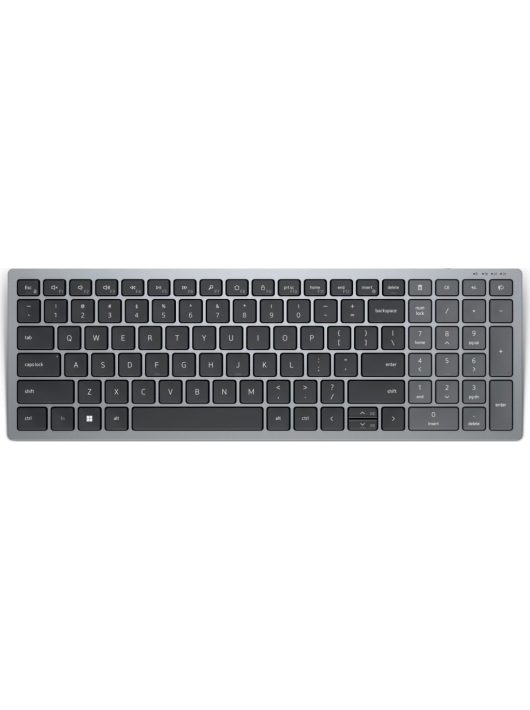 Dell KB740 Compact Multi-Device Wireless Keyboard Titan Gray US