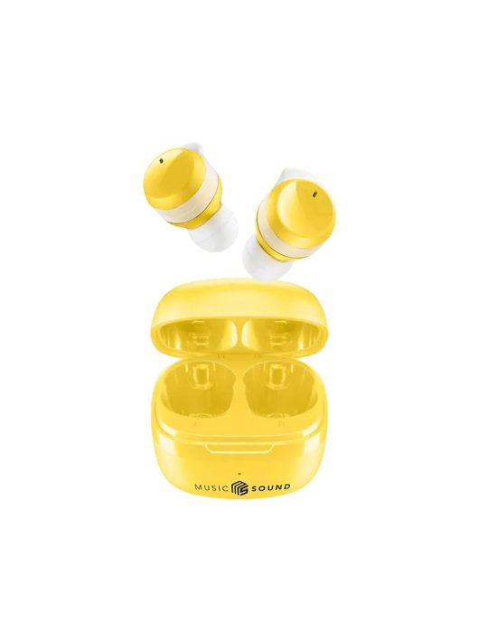 MUSICSOUND TWS wireless Headset Yellow