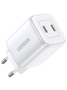 UGREEN Nexode 45W Dual USB-C PD Charger (25W+20W) White