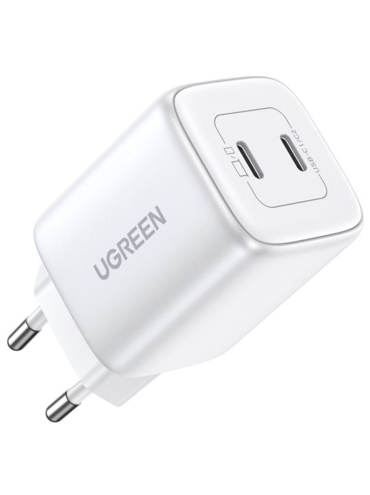 UGREEN Nexode 45W Dual USB-C PD Charger (25W+20W) White