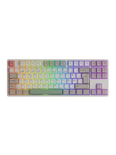 Akko 5087B Plus 9009 Retro CS Wine Red RGB Keyboard White UK