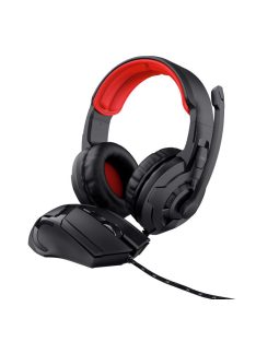 Trust 2-in-1 Gaming Set with Headset & Mouse Black