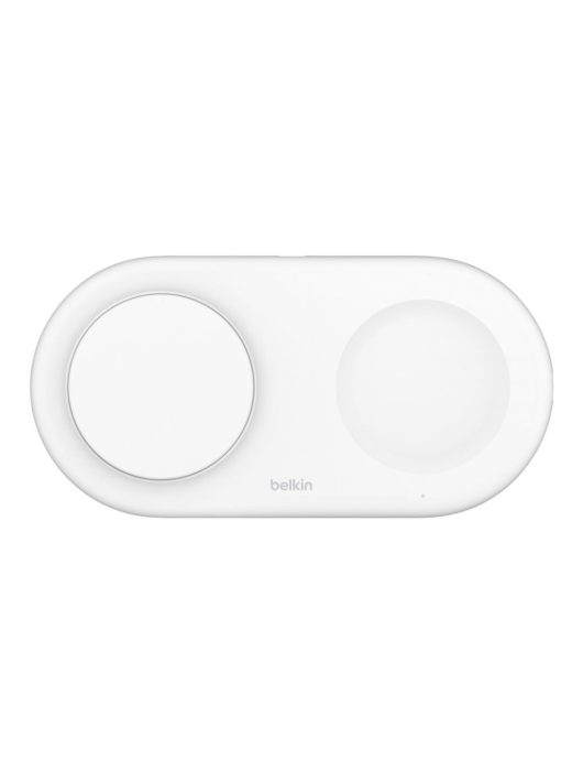 Belkin BOOST Charge Pro 2in1 Qi2 15w Magnetic Charging Pad White