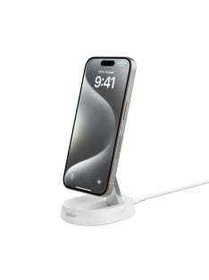   Belkin BoostCharge Pro Convertible Magnetic Wireless Charging Stand with Qi2 15W White