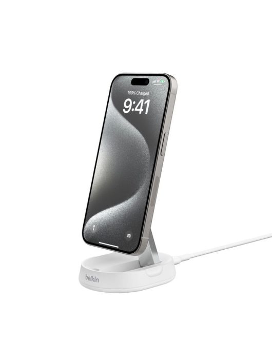 Belkin BoostCharge Pro Convertible Magnetic Wireless Charging Stand with Qi2 15W White