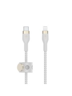   Belkin BoostCharge Pro Flex USB-C Cable with Lightning Connector 2m White