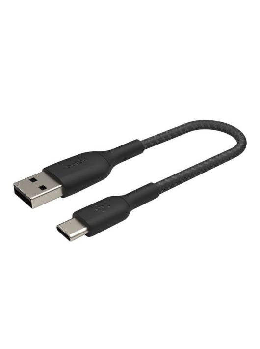 Belkin BoostCharge Braided USB-C to USB-A Cable 0,15m Black