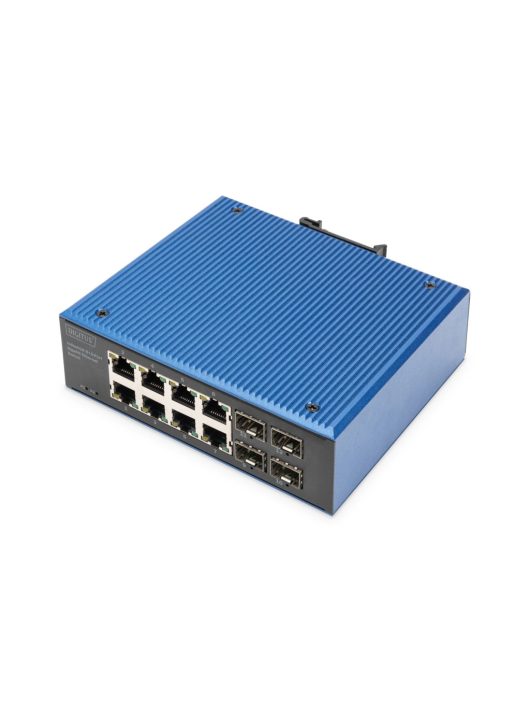 Digitus Industrial 8 + 4-Port Gigabit Ethernet Switch