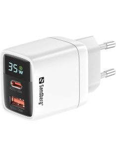 Sandberg 35W 2in1 Charger 1xUSB-C 1xUSB White