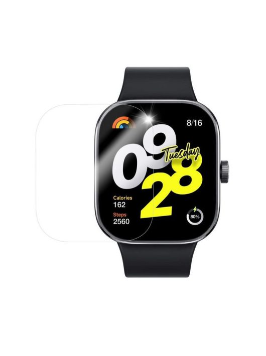 FIXED 2.5D edzett üveg kijelzővédő fólia Xiaomi Redmi Watch 4-hez, 2 db/csomag, átlátszó