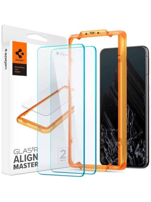 Spigen Glass tR AlignMaster 2 Pack for Google Pixel 8 Pro