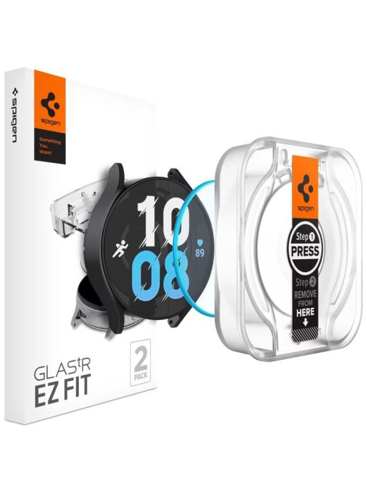 Spigen Glass tR EZ Fit 2 Pack Samsung Galaxy Watch6 40mm