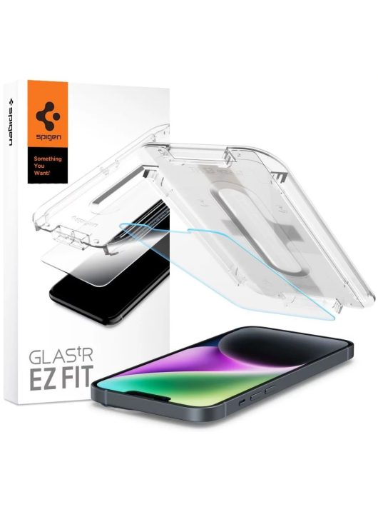 Spigen Glass tR EZ Fit HD open sensor 1 Pack for iPhone 14 Plus/13 Pro Max