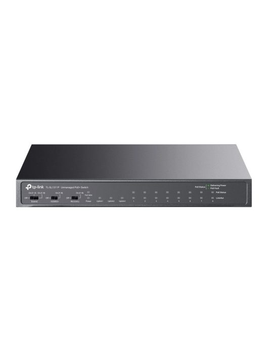 TP-Link TL-SL1311P 8-Port 10/100Mbps + 3-Port Gigabit Desktop Switch with 8-Port PoE+