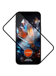   FIXED Armor teljes képernyő borítás 2,5D edzett üvegfólia, applikátorral a Samsung Galaxy S24 készülékhez, fekete, FIXGA-1256-BK