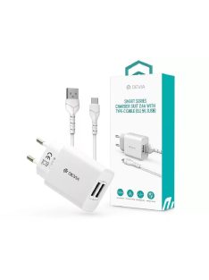   Devia Smart Series Charger Suit 2,4A with Type-C Cable 1m White