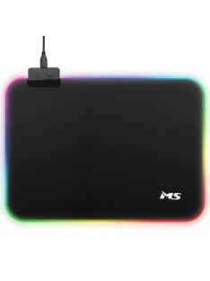 MS TERIS R350 RGB Gaming Mouse Pad Black