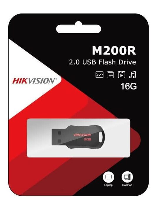 HikSEMI 16GB USB2.0 RNB M200R Black/Red