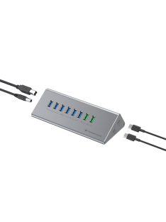 Conceptronic  HUBBIES17G 10-Port USB3.2 Gen 2 Hub Grey