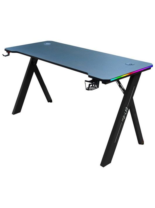 The G-Lab K-Desk-Sulfur RGB Gaming Desk Black