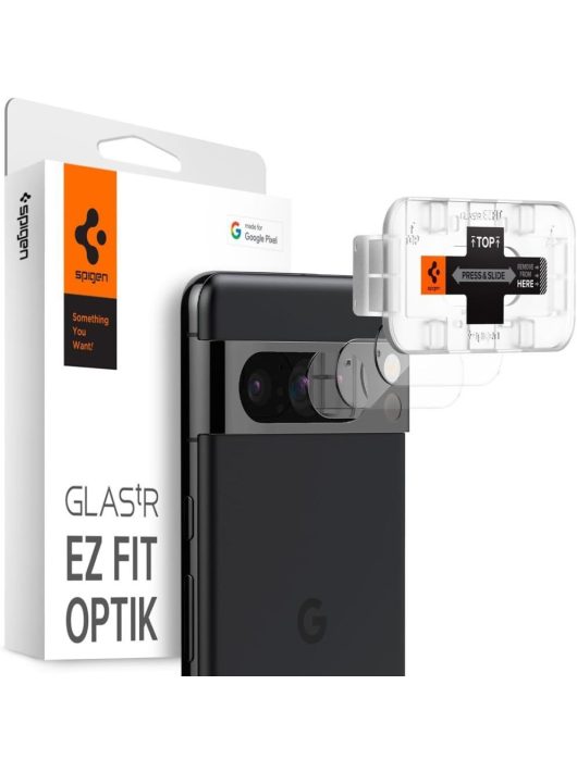 Spigen Glass tR EZ Fit Optik 2 Pack crystal clear for Google Pixel 8 Pro