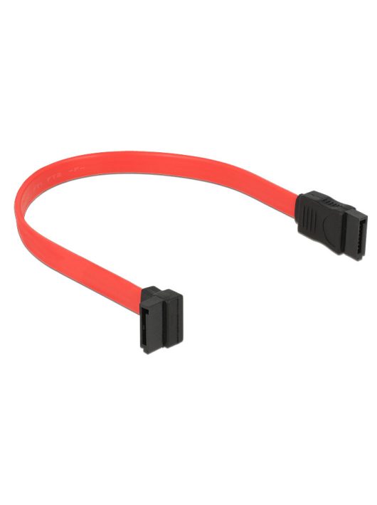 DeLock Cable SATA 22cm up/straight Red