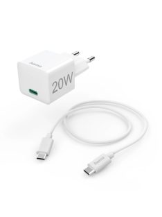 Hama Hálózati töltő USB Type-C Mini PD QC 20W White