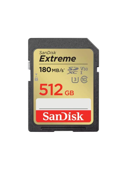 Sandisk 512GB SDXC Class 10 U3 V30 Extreme