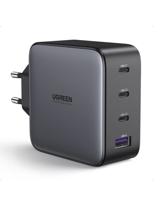 UGREEN USB-A+3xUSB-C 100W GaN Tech Fast Wall Charger EU Black