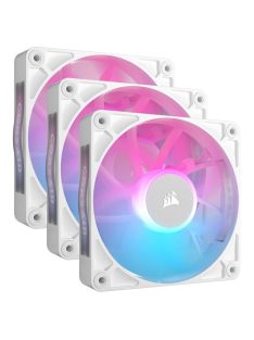   Corsair iCUE LINK RX120 RGB 120mm PWM Fan Triple Starter Kit White