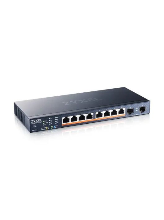 ZyXEL XMG1915-10EP 8-Port Multi-Gig 2.5G Cloud/Smart Managed PoE++ Switch @130W | with 8 x PoE++(60W)| 2 x 10G SFP+ |desktop or wall mount