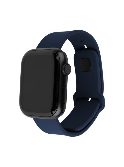 FIXED Sporty szilikon szíj az Apple Watch Ultra 49mm-es okosórákhoz , kék