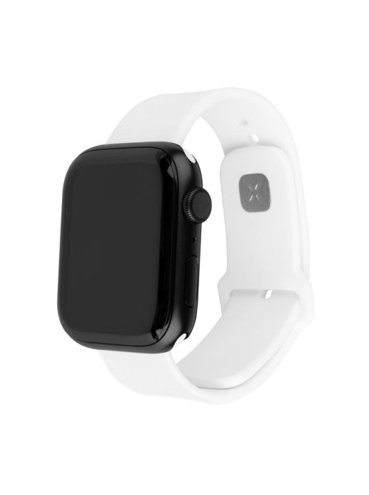 FIXED Sporty szilikon szíj az Apple Watch Ultra 49mm-es okosórákhoz , fehér