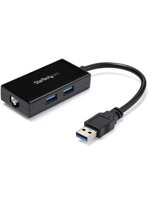 Startech USB 3.0 to Gigabit Network Adapter with Built-In 2-Port USB Hub