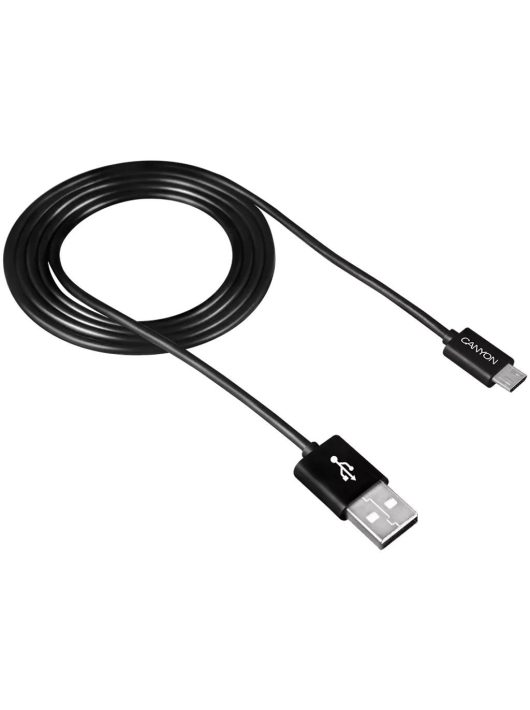 Canyon UM-1 Simple Sync&Charge Cable Micro USB - USB 2.0 1m Black