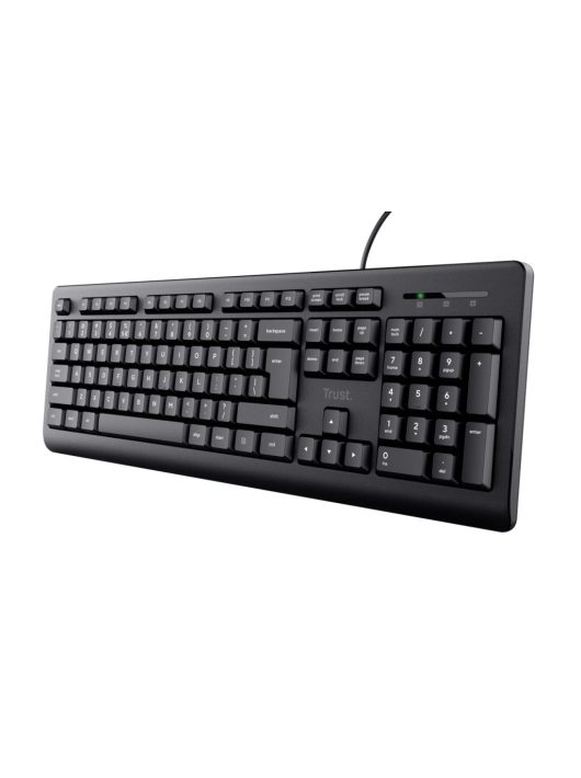 Trust TK-150 Silent Keyboard Black US 